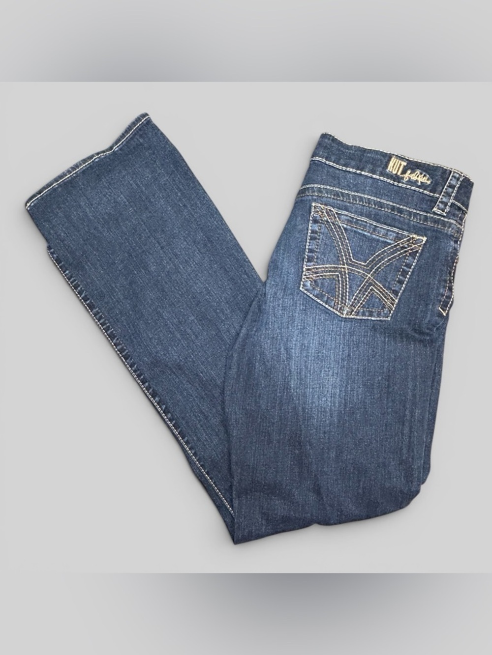 Kut From The Kloth Nicole High Rise Bootcut Jeans Dark Wash Size 14 NWT - Picture 4 of 7